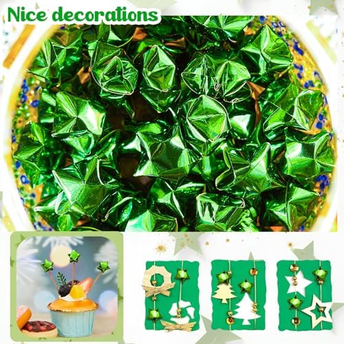 Kigeli 1000 Sheets Origami Star Paper Strips,Green,Solid Style - Image 2