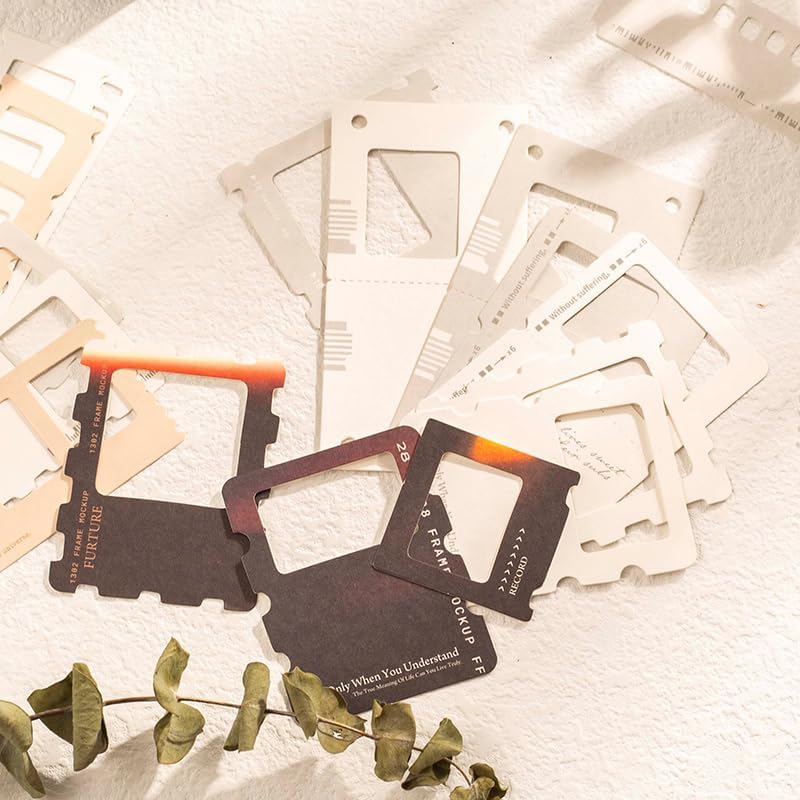 Diuhofart 94Pcs Scrapbooking Supplies Kit, Old Film Strips Photo Frames for Junk Journal Supplies, Scrap Booking Cutouts Papers Scrapbook Materials, Quote Stickers for Journaling, Collage - Image 6