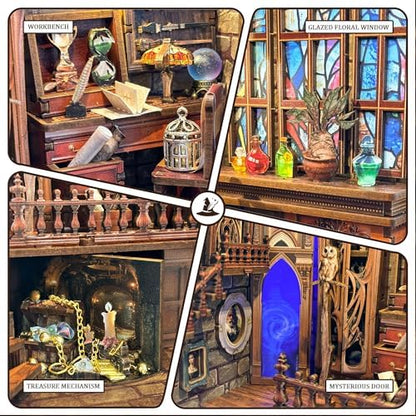 Book Nook Kit DIY Miniature House 3D Wooden Puzzle - Magic Studio - Image 5