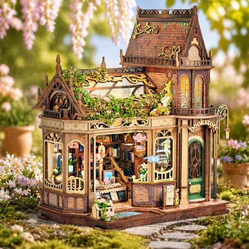 CRIOLPO Book Nook Kits Miniature House Kit for Adults with LED Lights - Image 3