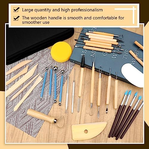 Clay Tools Kit, Pottery Tools, Polymer Clay Tools, Clay Sculpting Tools - Image 3