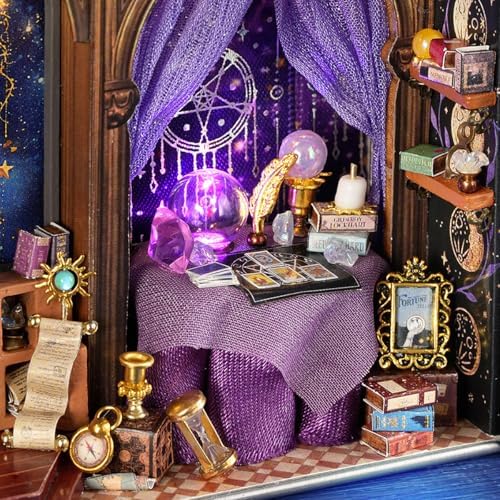 CUTEROOM DIY Miniature Dollhouse Kit in Metal Tin, Stellar Aura - Image 5