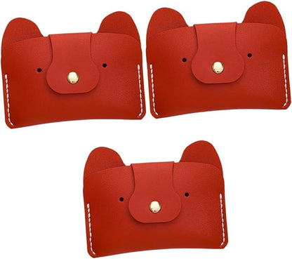 VICASKY 3sets DIY Crochet Handbag Kit Doggy Shaped Purse Bag Making Material Comfortable Pu DIY Supplies
