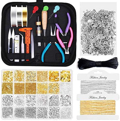 shynek Jewelry Making Kit - Adults Supplies with Tools, Wires, Findings & Charms for Making & Repair by shynek