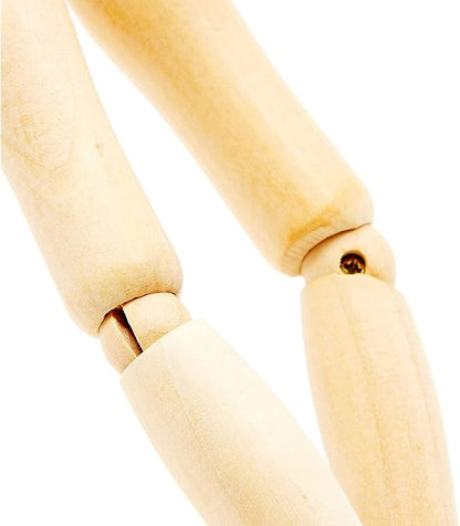 Bright Creations Drawing Mannequin - Wooden Mannequin for Drawing & Figure Reference - 12-Inch, Wooden, 2-Pack