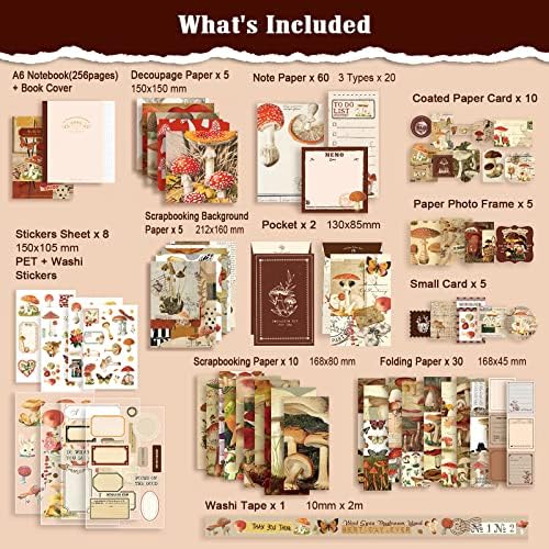 Scrapbook Supplies Kit, Vintage Junk journaling Supplies, Scrapbooking Kit - Image 4
