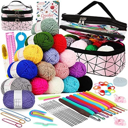 Coopay Crochet Kit for Beginner, Crochet Starter Kit with Portable Case by Coopay