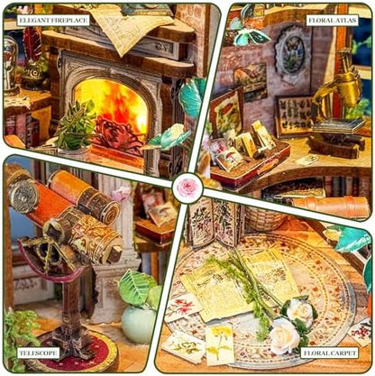 Book Nook Kit DIY Miniature House 3D Wooden Puzzle - Dreamland Floral Studio - Image 5
