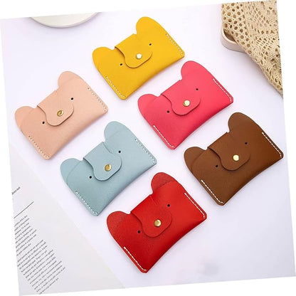 VOSAREA DIY Pu Dog Coin Purse Kit Simple Animal Cardholder Sewing Supplies for Beginners Craft Women and Girls