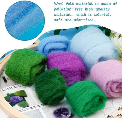 kgxulr Needle Felting Kit, Felting Kit for Beginners, Wool Painting Kit - Image 3