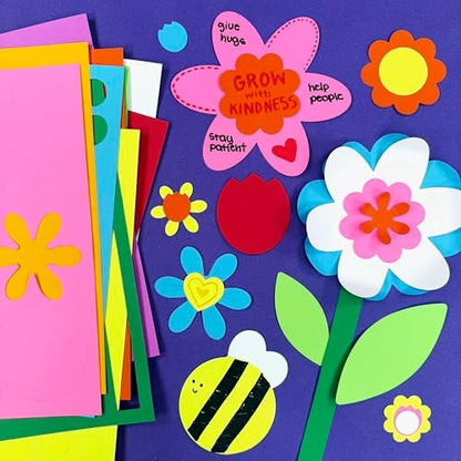 Flower Cutouts, Tulip Daisy Daffodil, 280 Piece, Paper Flowers for Crafts - Image 2