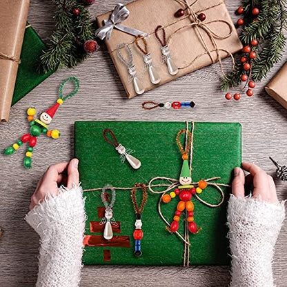 Tieshankao 16PCS Christmas Crafts DIY Beads Ornaments Kits for Adults Include Nutcracker, Angel, Elf, Tree - Xmas Holiday Toys Gifts Stocking Stuffers Decor Party Decorations Supplies(Need Assembly) - Image 6