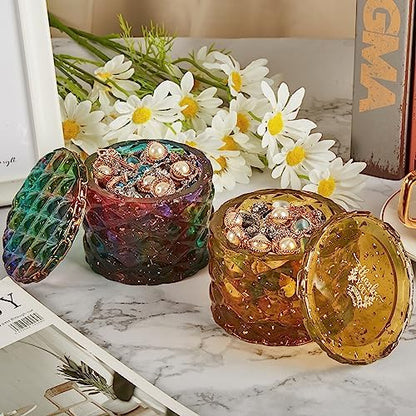 ISSEVE Jar Resin Molds, Large Diamond Jar Silicone Molds with 2Pcs Lid - Image 5