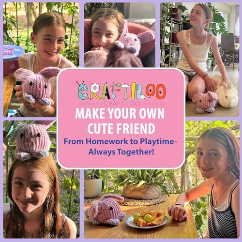 Loom Knitting & Crochet Kit for Kids - Beginner Bunny Knitting Kit - Image 4