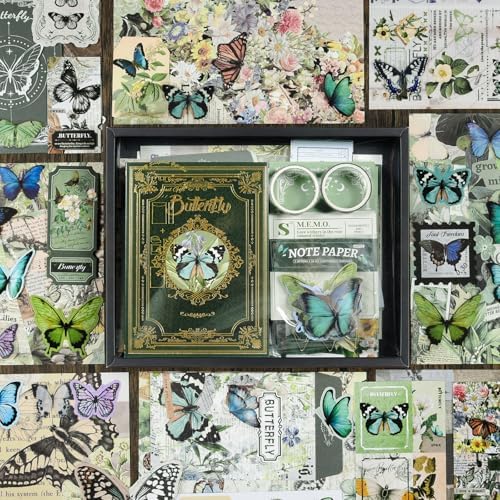 Scrapbook Supplies Kit, Vintage Junk journaling Supplies, Scrapbooking Kit - Image 4
