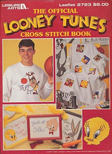 The Official Looney Tunes Cross Stitch Book Leaflet 2723 by LeisureArtsInc