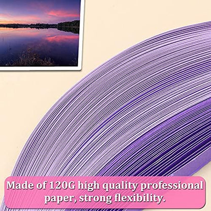 Zorfeter Multi-Color Quilling Paper Strips Kits, 7mm Width, 15" Length - Image 2