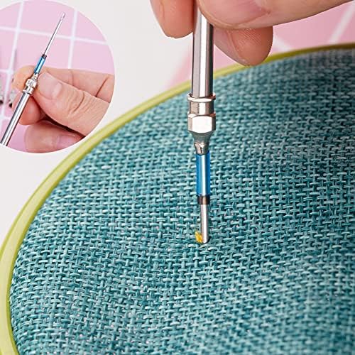 Mayboos 15 Pcs Punch Needle Kit, 8 Sizes Embroidery Punch Needle - Image 5