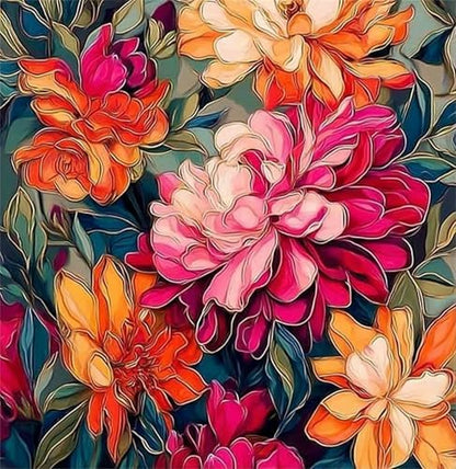 NDNXYXGS Flowers Paint by Numbers Kits for Adults,Peony DIY Painting Kit on Canvas,Floral Color by Numbers,Large Adult Paint by Number for Wall Decor and Gifts (Flower) by Unknown