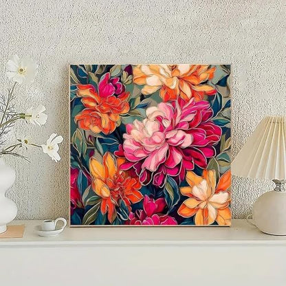 NDNXYXGS Flowers Paint by Numbers Kits for Adults,Peony DIY Painting Kit on Canvas,Floral Color by Numbers,Large Adult Paint by Number for Wall Decor and Gifts (Flower) - Image 2