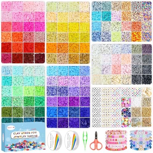 Redtwo 23000Pcs Clay Beads Friendship Bracelet Making Kit by Redtwo