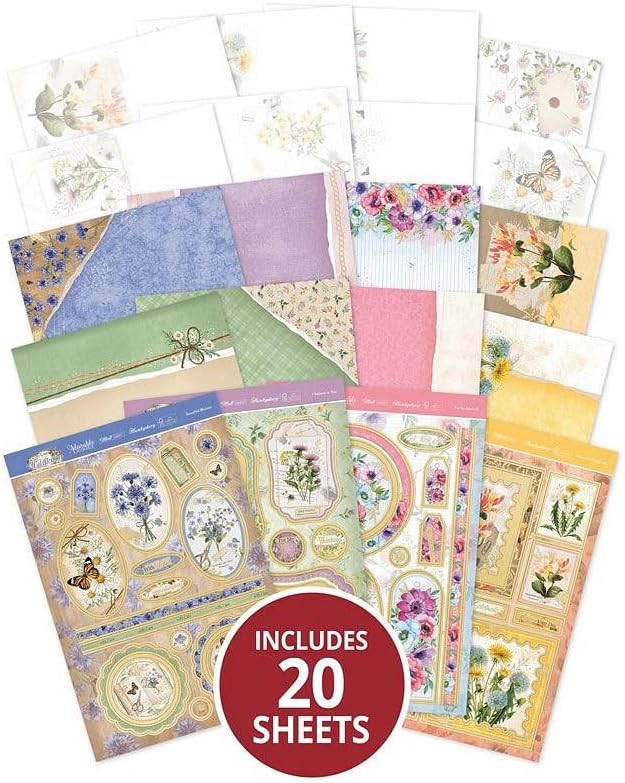 Hunkydory - Deluxe Craft Pad - Card Making Collection (Wildflowers) - Image 2