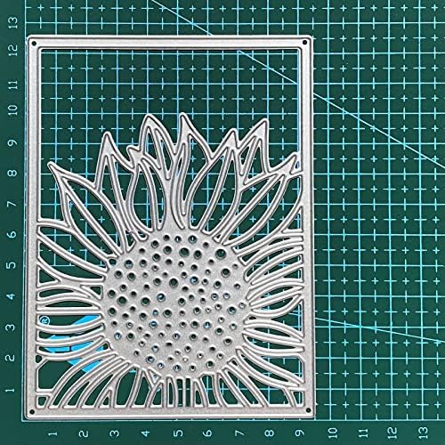 Sunflower Cutting Dies Frame Die Cuts for Card Making Craft Dies Background Embossing Stencils Scrapbooking Album Paper Card Decoration - Image 3