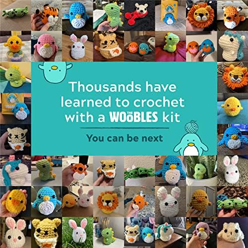 The Woobles Crochet Kit Bundle for Beginners (Penguin, Chick, Fox, Bunny) - Image 6