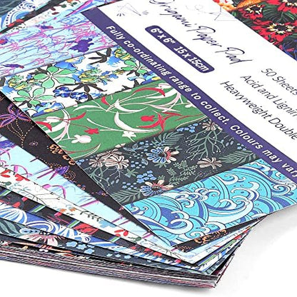 Origami Paper 100 Sheets, 6-Inch Square Double Sided Colored Craft Paper - Image 6