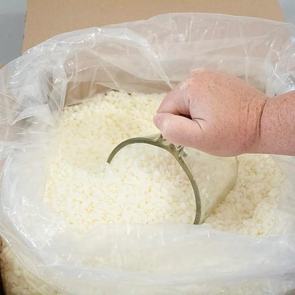 American Soy Organics Freedom Soy Wax Beads for Pillar Candle Making - Natural Candle Making Supplies - Paraffin-Free,Beeswax-Free Candle Wax for Votives, Pillars, Tarts, Tealights and Wax Melts 25lbs