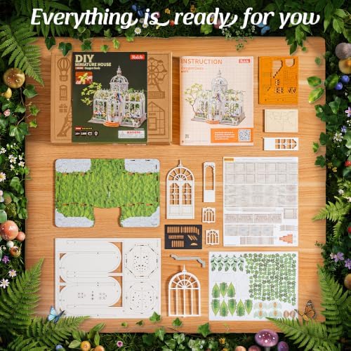 Rolife Oxygen Oasis DIY Miniature Greenhouse Kit Creative Gift for Adults - Image 6