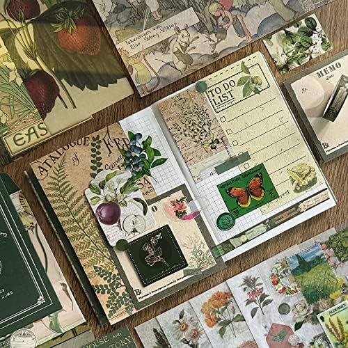 Scrapbooking Supplies Kit, A6 Grid Notebook, Vintage Junk Journaling Kit - Image 5