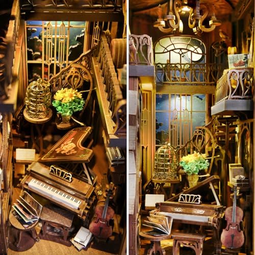 CCCDF Book Nook Kits for Adults, DIY Miniature House Kit - Image 5