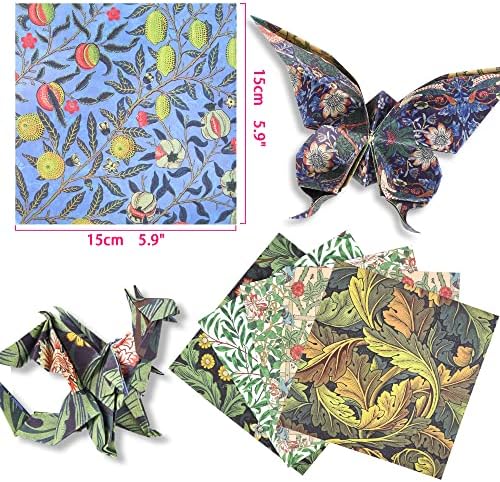 Origami Paper 6x6" Double Sided 50 Sheets 10 Colors Origami Kit,Craft Paper - Image 2