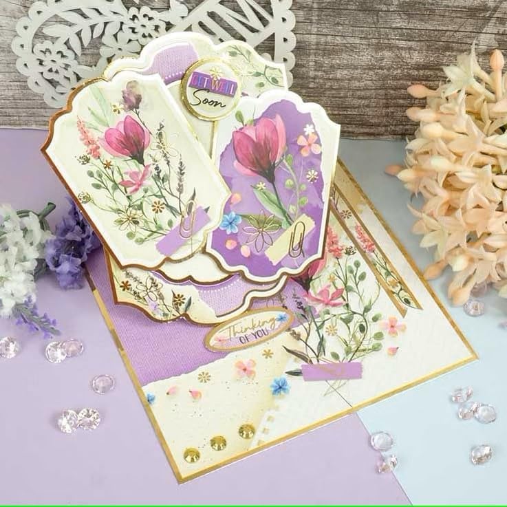 Hunkydory Crafts Pressed Petals Luxury Topper Collection, onesize, Gold - Image 4