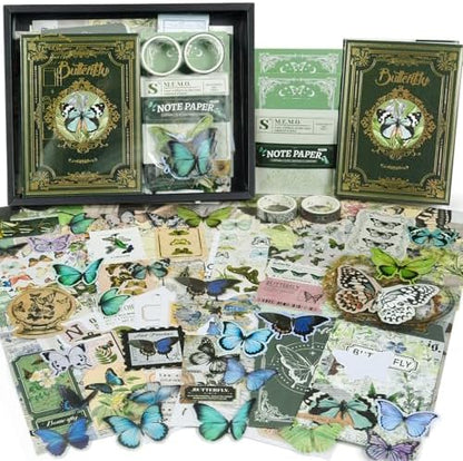 Scrapbook Supplies Kit, Vintage Junk journaling Supplies, Scrapbooking Kit by OFFIGIFT