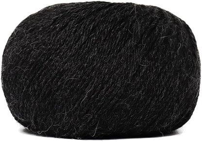 100% Baby Alpaca Yarn Wool Set of 6 Skeins (300 Grams) DK Weight - Made in Peru - Heavenly Soft and Perfect for Knitting and Crocheting (Charcoal Gray, DK - 6 Skeins)