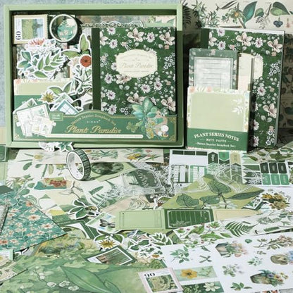 miikoul Vintage Scrapbooking Supplies Kit for Teen Girl Kid Women Diy Gift by Welcometomiikoul
