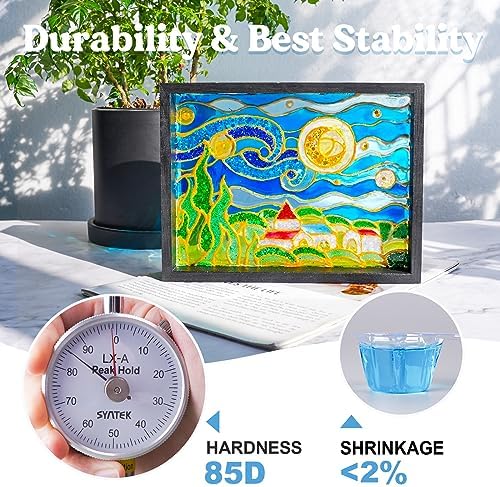 LET'S RESIN UV Resin Starter Kit and 300g Low Viscosity UV Resin - Image 4