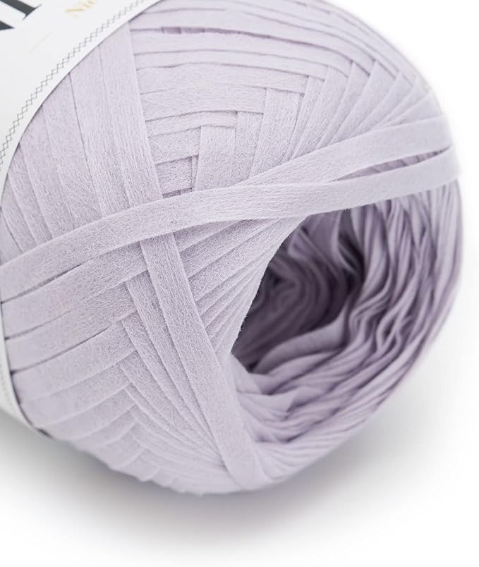 NICEEC 3 Packs Kraft Paper Yarn- Soft Raffia Ribbon Yarn for Crocheting & Knitting, Polyester, DIY Weaving - Total 474yds, 5.3oz - Wisteria