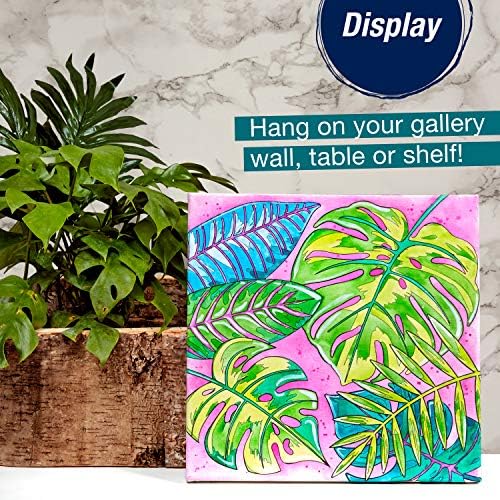 Faber-Castell Paint by Number Tropical Watercolor - Number Painting for Adults - Easy Paint by Number Arts and Crafts - Image 6