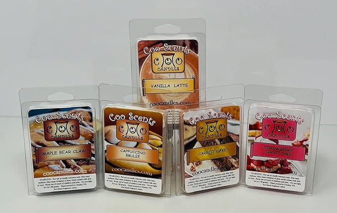 Scented Wax Melts Bar Cubes - 20 Pack - The Ultimate Bakery Set - Made in The USA - Wax Bars Wax Cubes for Scented Wax melt Warmer