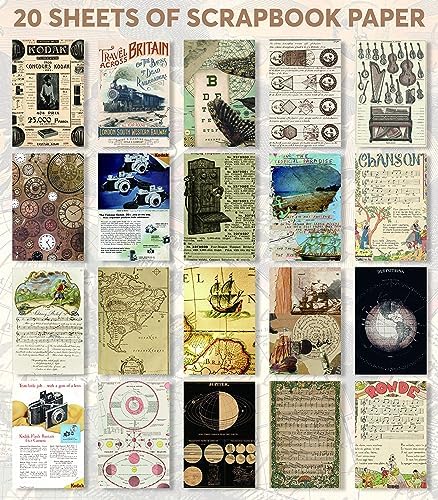 Junk Journal Supplies with 410+ Washi Stickers & Vintage Scrapbook Stickers - Image 6