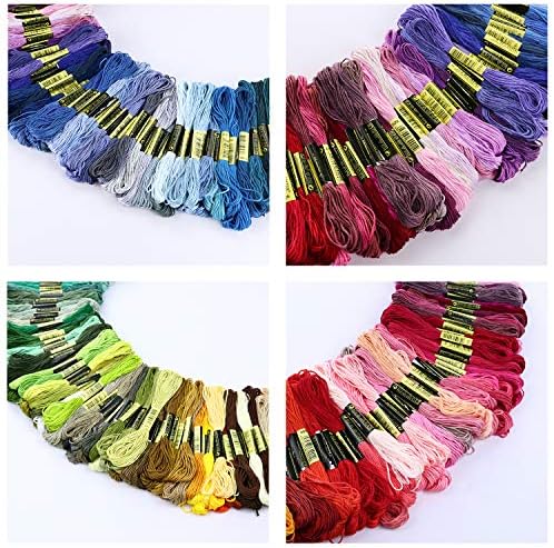 LOVIMAG Embroidery Thread 360pcs Friendship Bracelet String Floss Kit Yarn - Image 4