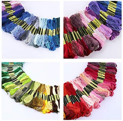 LOVIMAG Embroidery Thread 360pcs Friendship Bracelet String Floss Kit Yarn - Image 4