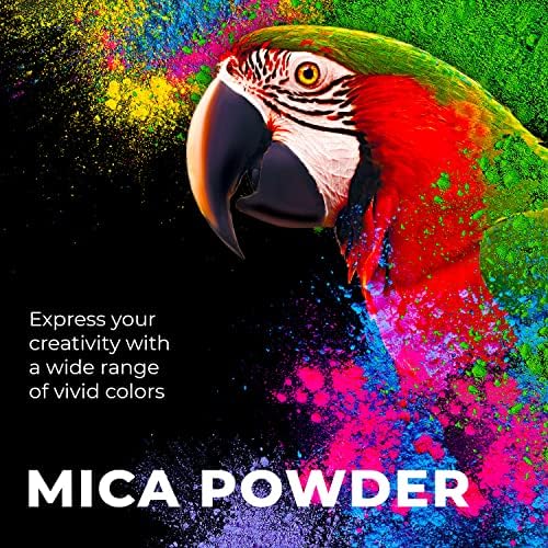 Mica Powder for Resin Coloring - 24 Colors Jars Pigment Powder for Nails - Image 7