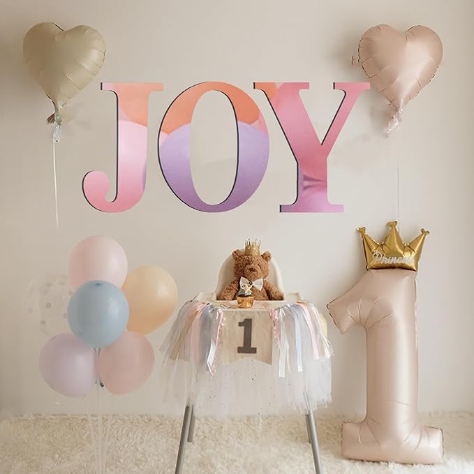 17 Inch Large Wooden Letters, Paintable Large Wood Letter for Crafts, Unfinished Blank Wood Alphabet Letter for Birthday, Parties, Wedding, Christmas Home Decoration(Letter G)