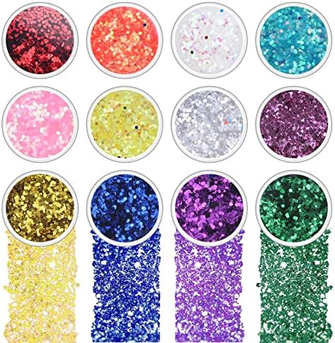 Silicone Resin Molds Kit 26PCS, Epoxy Molds, Large Casting with 12 Glitter Sequins for UV Casting, Including Sphere, Cube, Pyramid, Square, Coaster, Stone & Pendants - Image 3