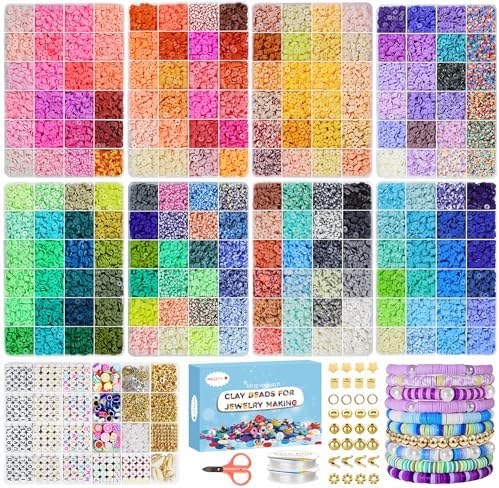 Redtwo 32000 Pcs Clay Beads Bracelet Making Kit by Redtwo