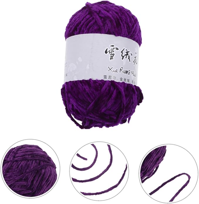 Soft Mid-Weight Colored Wool Yarn for DIY Crafts and Knitting Skin-Friendly Hand-Knitting Yarn for Scarves Sweaters and Home Decor Flexible and Crochet Supply for Beginners and
